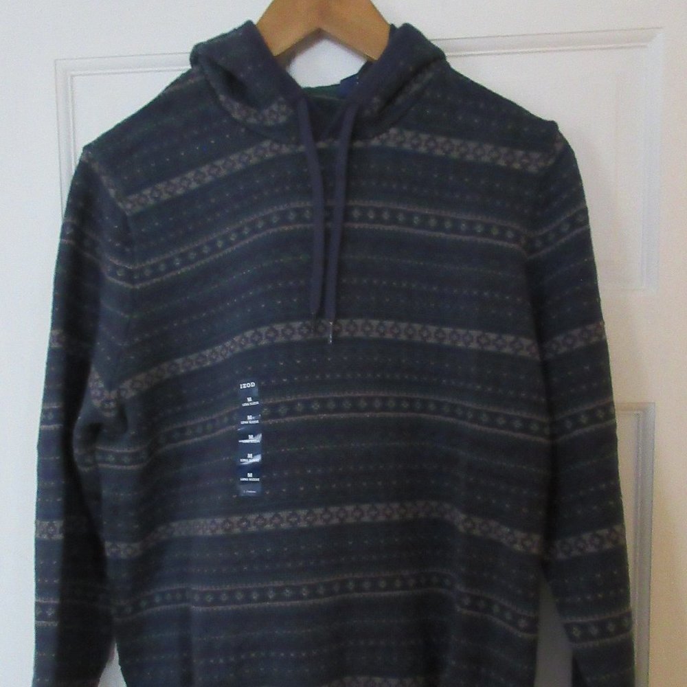 Izod Hooded Sweater NWT SZ M / OR / XXL